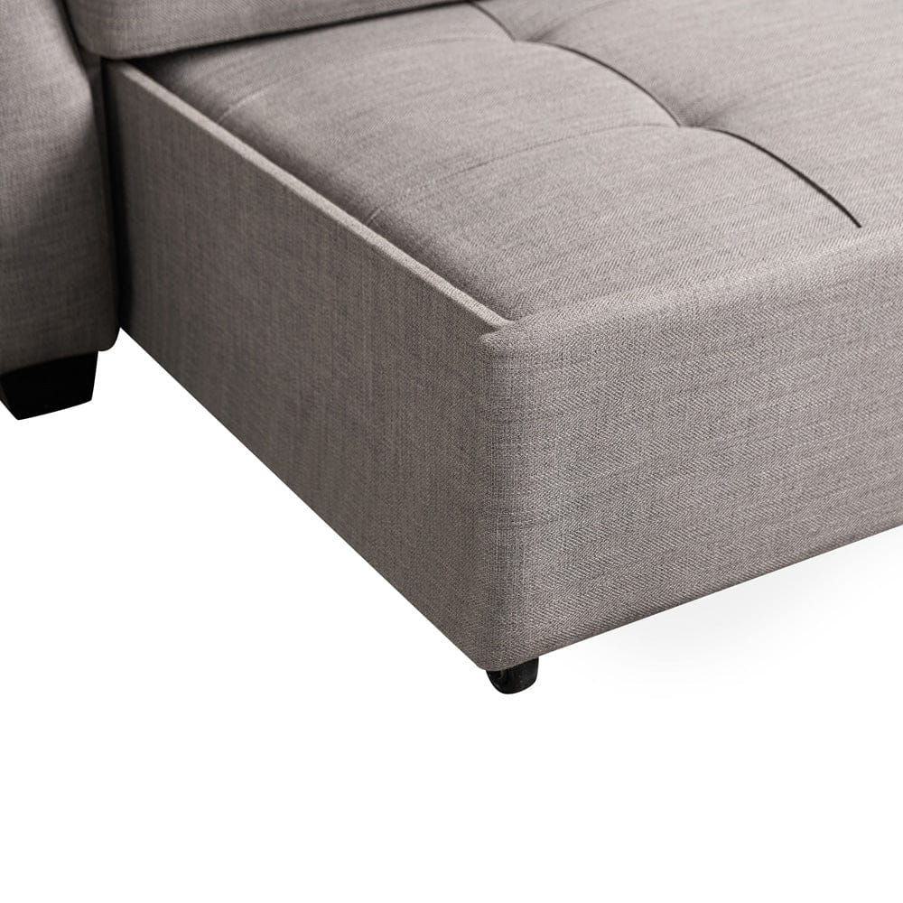 Serta - Hampton Queen Casual Convertible Steel - SA-HPTSA3STL view 13
