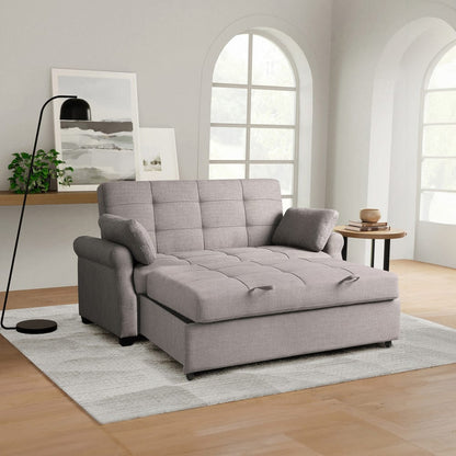 Serta - Hampton Queen Casual Convertible Steel - SA-HPTSA3STL view 16