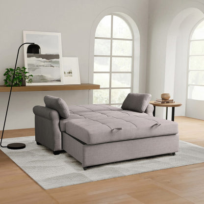 Serta - Hampton Queen Casual Convertible Steel - SA-HPTSA3STL view 17