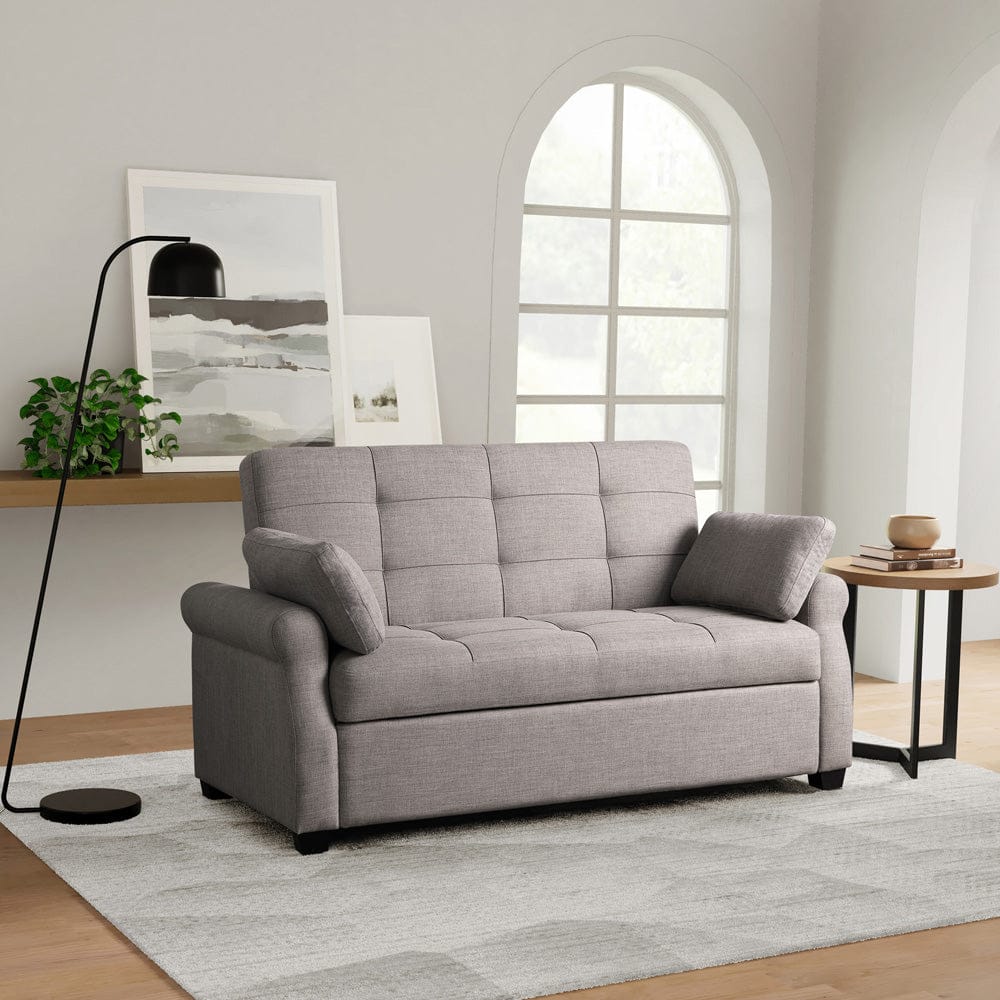 Serta - Hampton Queen Casual Convertible Steel - SA-HPTSA3STL view 18