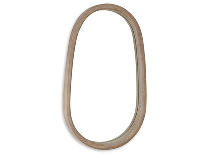 Signature Design by Ashley - Aarilynn Accent Mirror in Antique Brown - A8010329 veiw 3