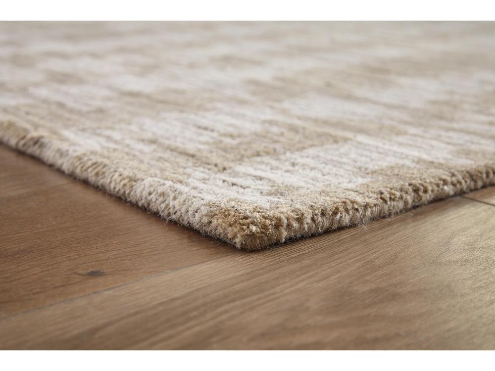 Signature Design by Ashley - Abanlane Medium Rug in Brown/Cream - R404812 veiw 3