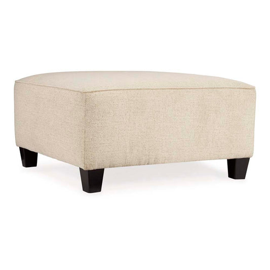 Signature Design by Ashley - Abinger Oversized Accent Ottoman in Natural - 8390408 veiw 1