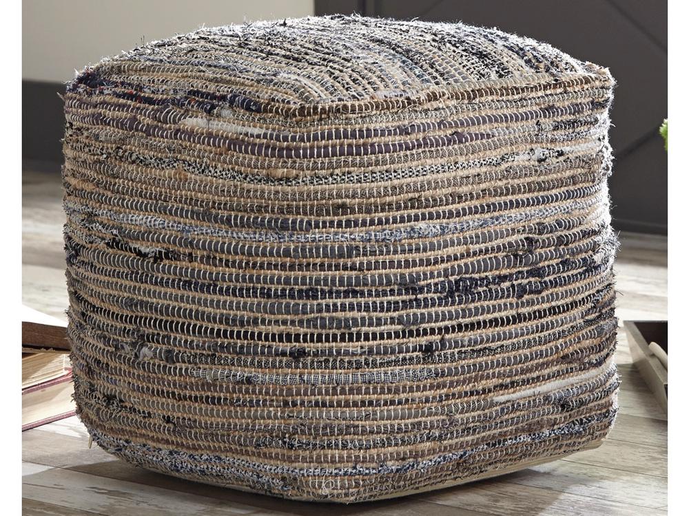 Signature Design by Ashley - Absalom Pouf in Natural - A1000550 veiw 2
