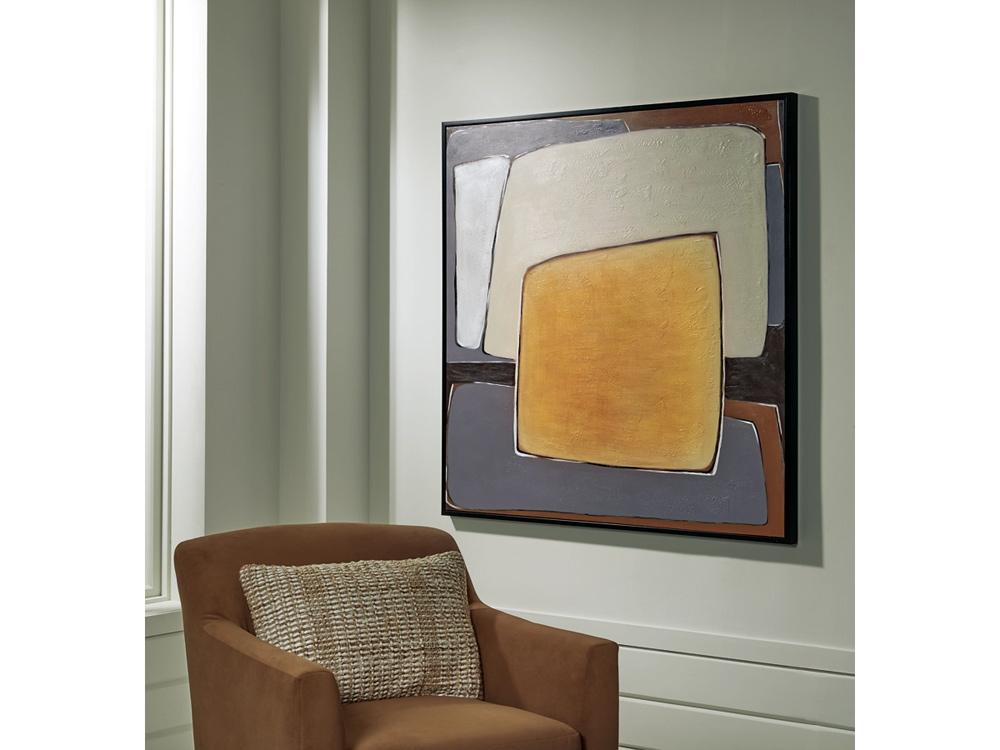 Signature Design by Ashley - Actman Wall Art in Cream/Brown/Gray - A8000428 veiw 2