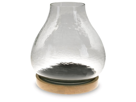 Signature Design by Ashley - Adalisen Candle Holder in Clear/Brown - A2000679 veiw 1