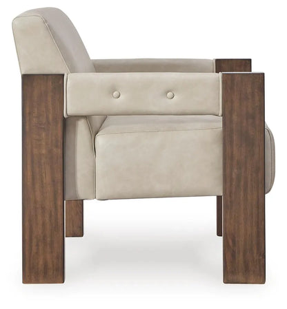 Signature Design by Ashley - Adlanlock Accent Chair in Bone - A3000694 view 3
