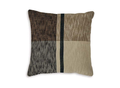 Signature Design by Ashley - Adrielton Pillow (Set of 4) in Black/Brown/Tan - A1001065 veiw 1