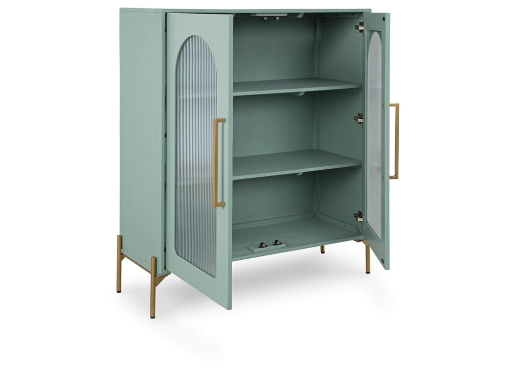 Signature Design by Ashley - Adwen Accent Cabinet in Light Green - A4000665 veiw 3