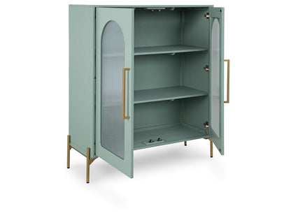 Signature Design by Ashley - Adwen Accent Cabinet in Light Green - A4000665 veiw 3
