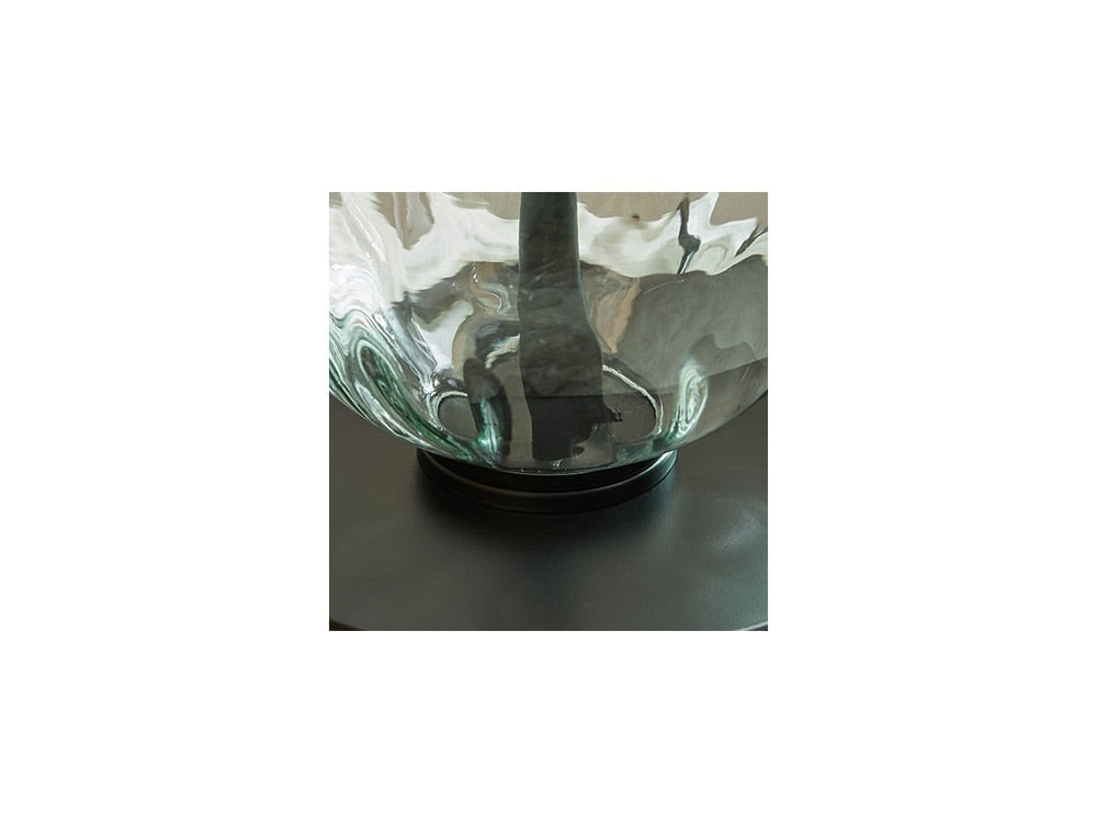Signature Design by Ashley - Airbal Glass Table Lamp (Set of 2) in Clear/Black - L431604 veiw 4