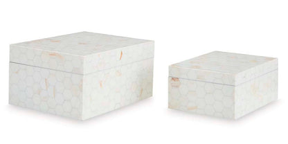 Signature Design by Ashley - Aldenburg Box (Set of 2) in Cream - A2000690 veiw 1