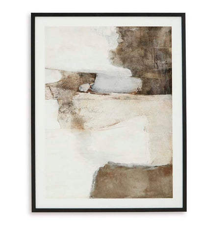 Signature Design by Ashley - Aldricton Wall Art in Brown/White - A8000406 veiw 1