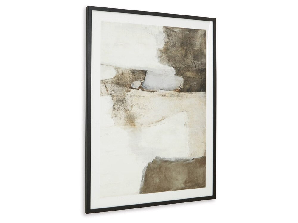 Signature Design by Ashley - Aldricton Wall Art in Brown/White - A8000406 veiw 3