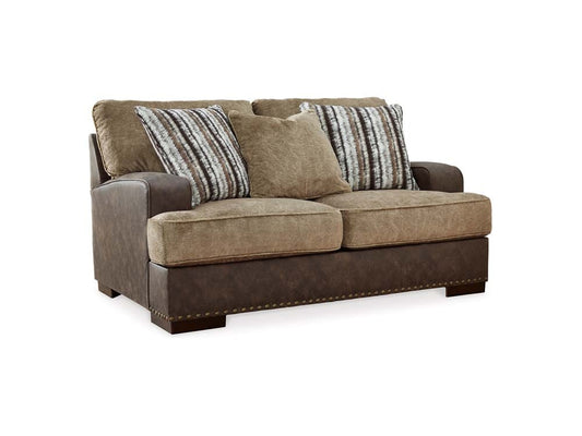 Signature Design by Ashley - Alesbury Loveseat in Chocolate - 1870435 veiw 1