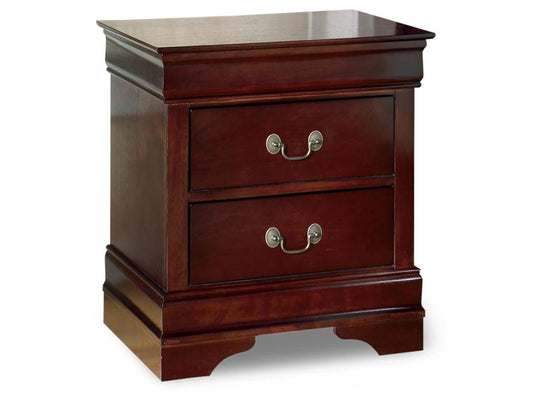 Signature Design by Ashley - Alisdair Two Drawer Night Stand in Dark Brown - B376-92 veiw 1
