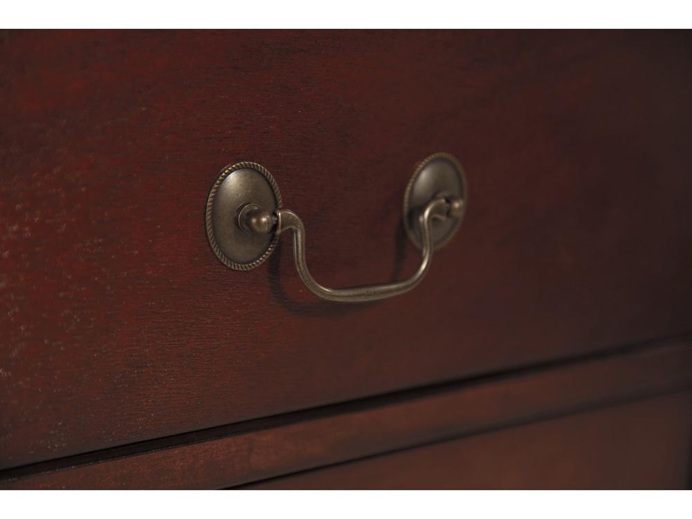 Signature Design by Ashley - Alisdair Two Drawer Night Stand in Dark Brown - B376-92 veiw 3