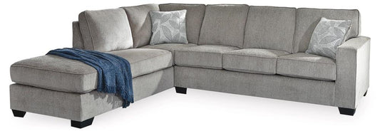 Signature Design by Ashley - Altari Fabric 2 Piece Sectional W Chaise in Alloy veiw 1