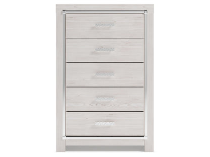 Signature Design by Ashley - Altyra Five Drawer Chest in White - B2640-46 veiw 1