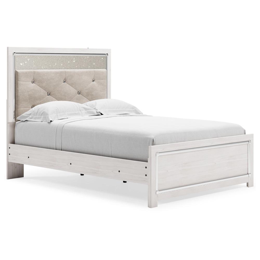 Signature Design by Ashley - Altyra Full Panel Bed in White veiw 1