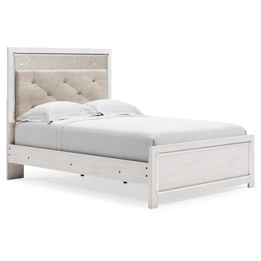 Signature Design by Ashley - Altyra Full Panel Bed in White veiw 1