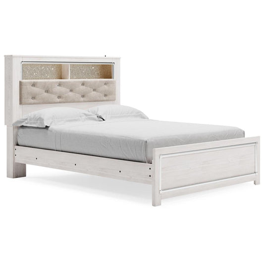 Signature Design by Ashley - Altyra Queen Panel Bookcase Bed in White veiw 1