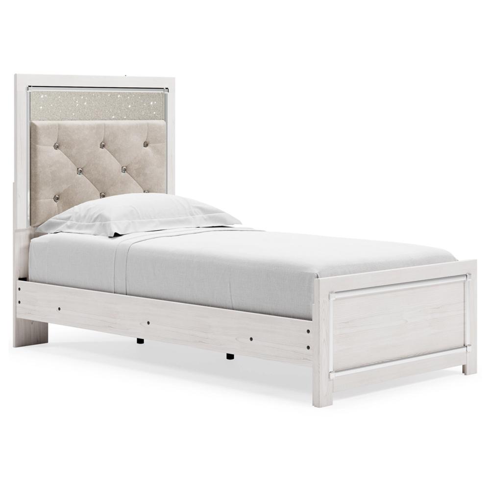Signature Design by Ashley - Altyra Twin Panel Bed in White veiw 1