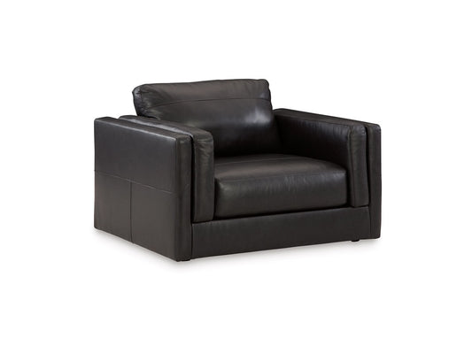 Signature Design by Ashley - Amiata Chair and a Half in Onyx - 5740523 veiw 1