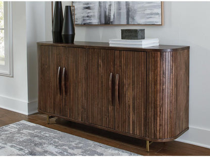 Signature Design by Ashley - Amickly Accent Cabinet in Dark Brown - A4000571 veiw 2