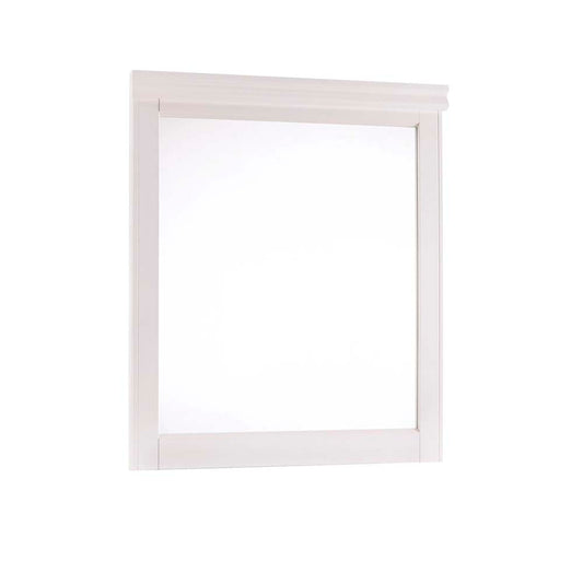 Signature Design by Ashley - Anarasia Bedroom Mirror in White - B129-36 veiw 1