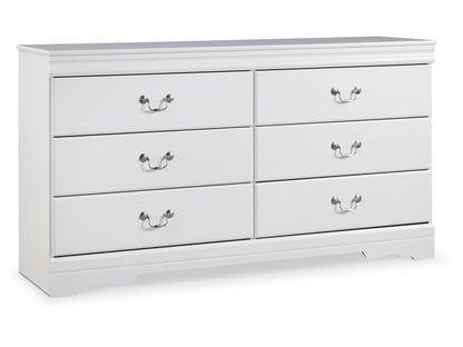Signature Design by Ashley - Anarasia Dresser in White - B129-31 veiw 1