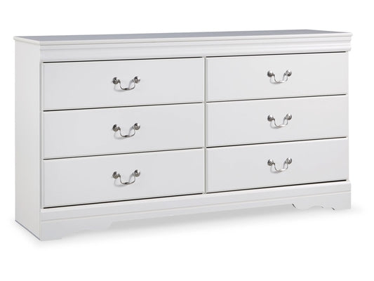Signature Design by Ashley - Anarasia Dresser in White - B129-31 veiw 1