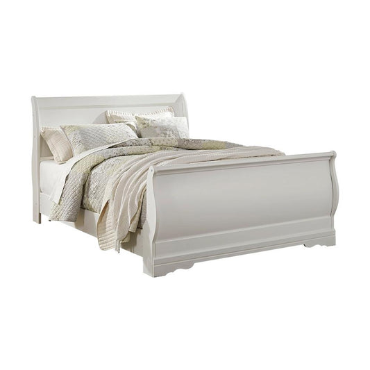 Signature Design by Ashley - Anarasia Queen Sleigh Bed in White veiw 1