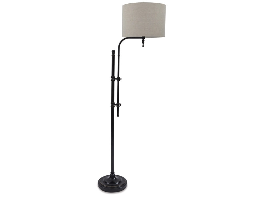 Signature Design by Ashley - Anemoon Metal Floor Lamp in Black - L734251 veiw 1