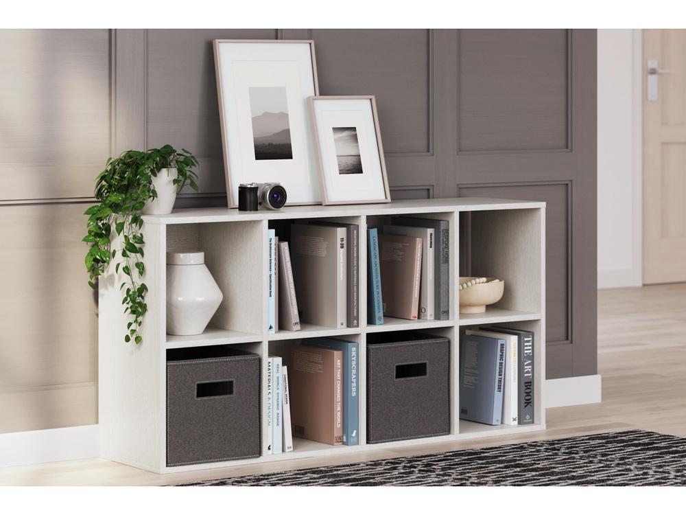 Signature Design by Ashley - Aprilyn Eight Cube Organizer in White - EA1024-4X2 veiw 2