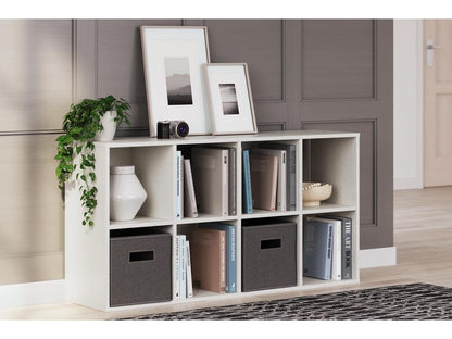 Signature Design by Ashley - Aprilyn Eight Cube Organizer in White - EA1024-4X2 veiw 2