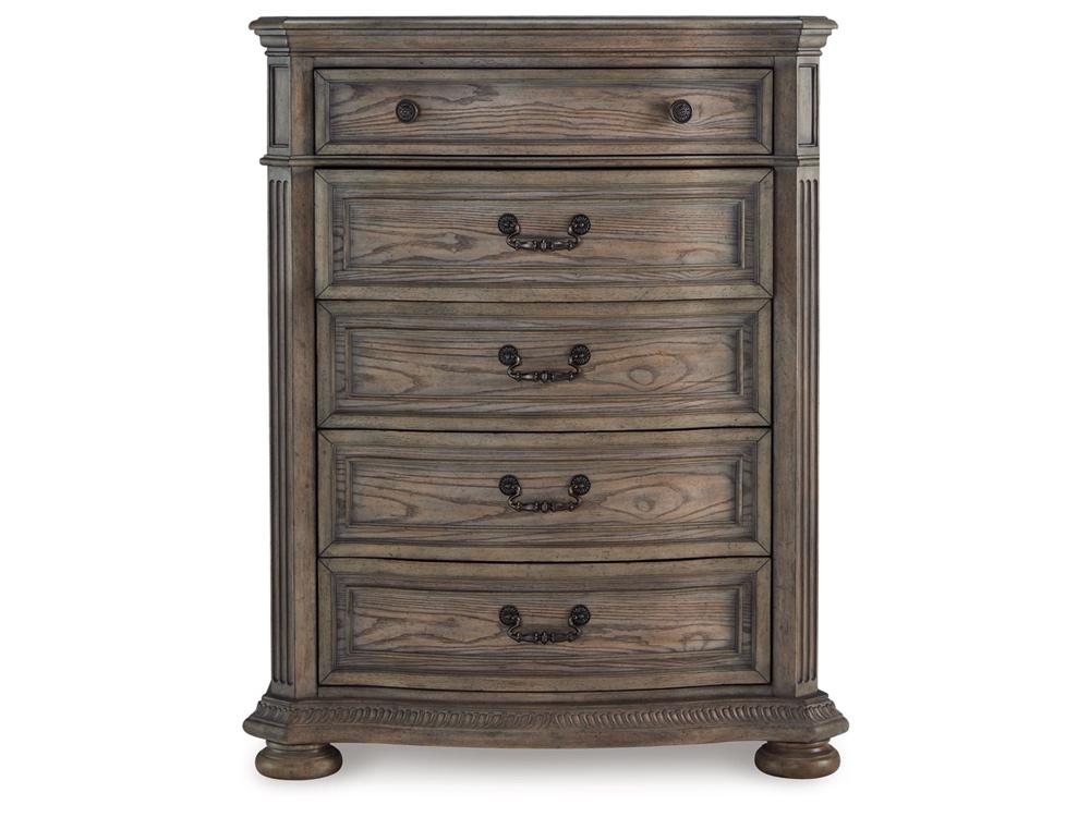 Signature Design by Ashley - Ardenfield Five Drawer Chest in Light Brown - B944-46 veiw 1
