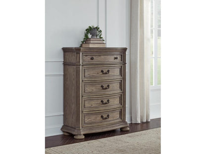 Signature Design by Ashley - Ardenfield Five Drawer Chest in Light Brown - B944-46 veiw 2