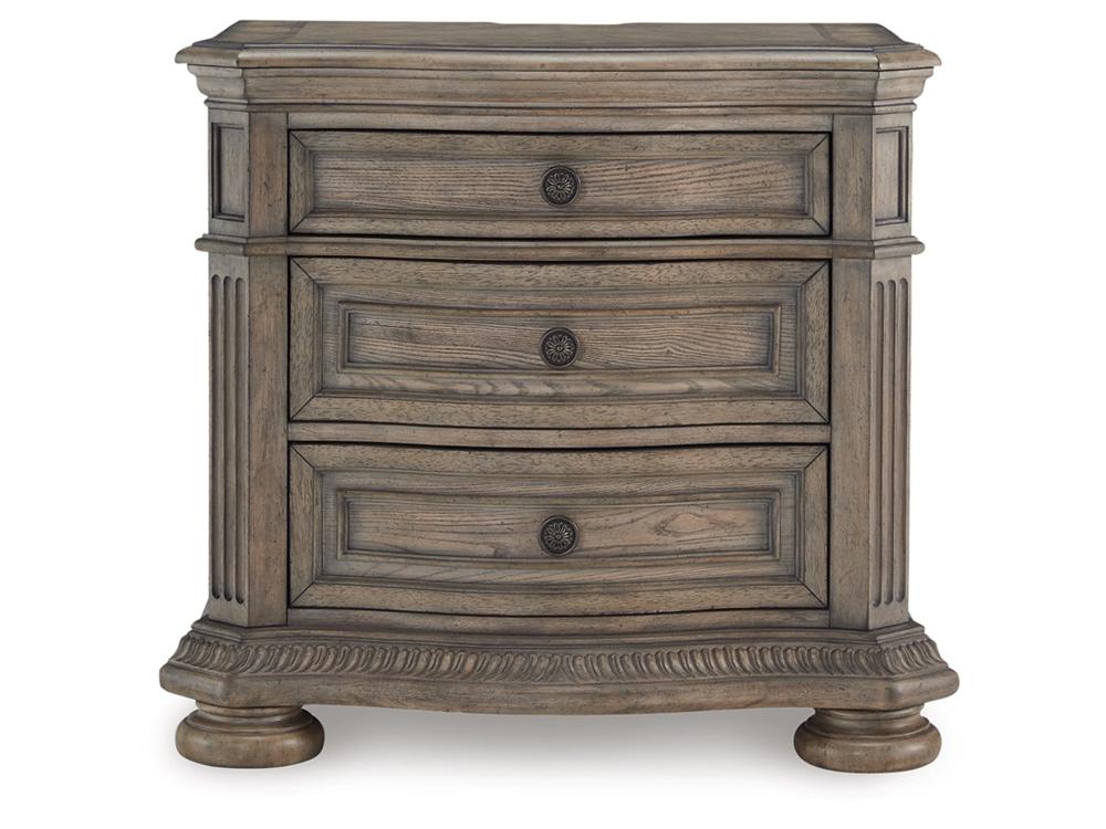 Signature Design by Ashley - Ardenfield Three Drawer Night Stand in Light Brown - B944-93 veiw 1