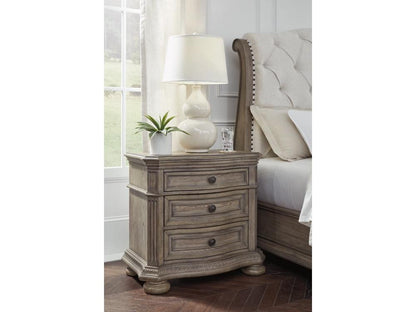 Signature Design by Ashley - Ardenfield Three Drawer Night Stand in Light Brown - B944-93 veiw 2