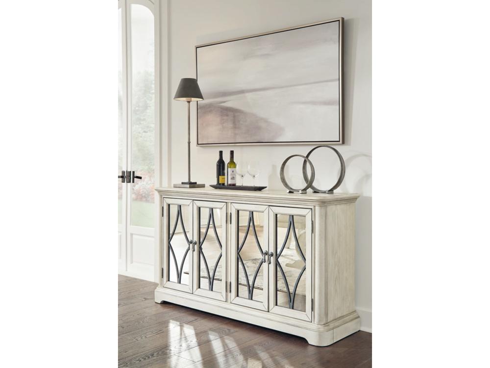 Signature Design by Ashley - Arlendyne Dining Room Server in Antique White - D980-60 veiw 2