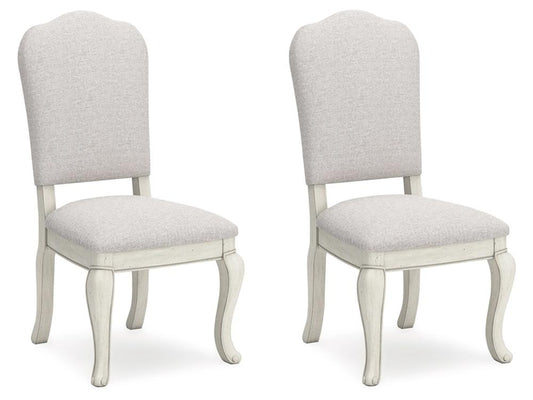 Signature Design by Ashley - Arlendyne Dining Uph Side Chair (Set Of 2) in Antique White - D980-01 veiw 2