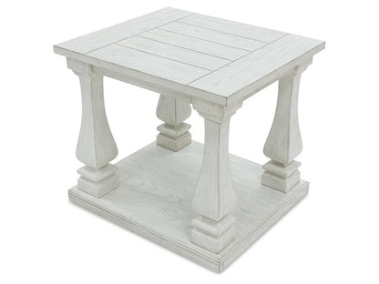 Signature Design by Ashley - Arlendyne Rectangular End Table in Antique White - T747-3 veiw 4