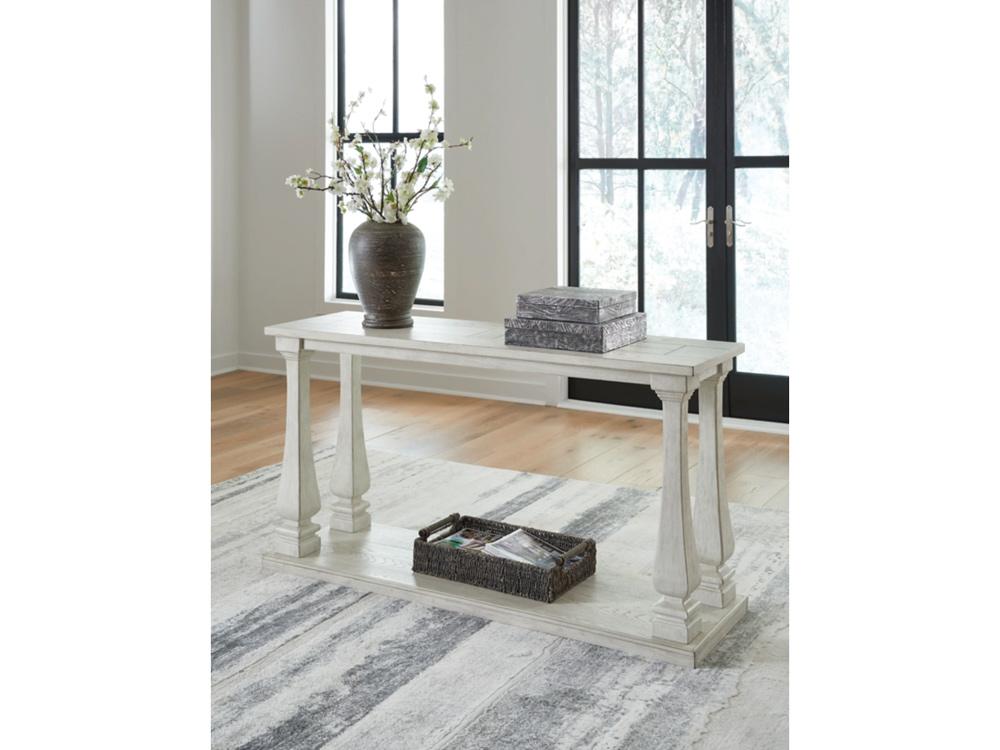 Signature Design by Ashley - Arlendyne Sofa Table in Antique White - T747-4 veiw 2