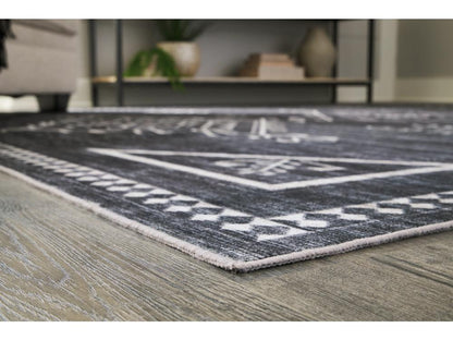 Signature Design by Ashley - Arloman Medium Rug in Black/Credam/Gray - R405932 veiw 3