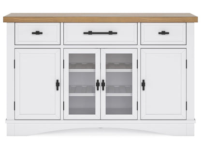 Signature Design by Ashley - Ashbryn Dining Room Server in White/Natural - D844-60 veiw 1