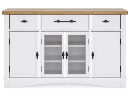 Signature Design by Ashley - Ashbryn Dining Room Server in White/Natural - D844-60 veiw 4