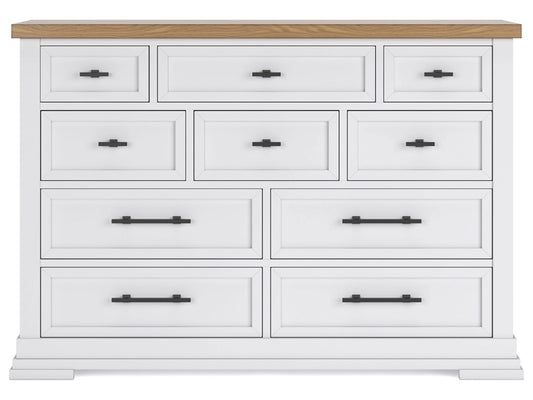 Signature Design by Ashley - Ashbryn Dresser in White/Natural - B844-31 veiw 1