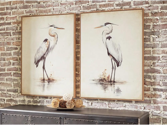 Signature Design by Ashley - Aubinell Wall Art Set (Set of 2) in Beige - A8000414 veiw 2