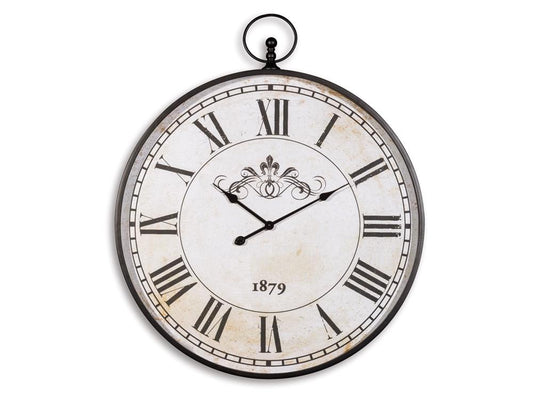 Signature Design by Ashley - Augustina Wall Clock in Antique Black - A8010110 veiw 1